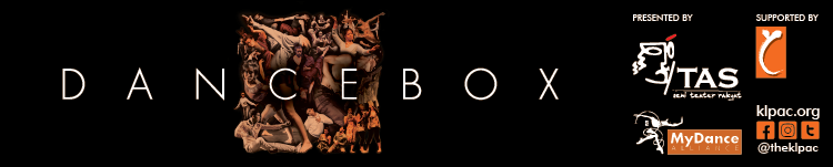 Dancebox banner image, with logos of TAS, MyDance and klpac.